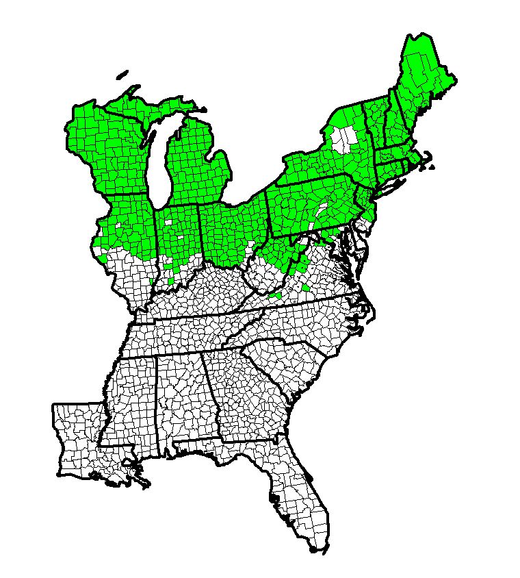 A map of the eastern US shows bobolink habitat areas.